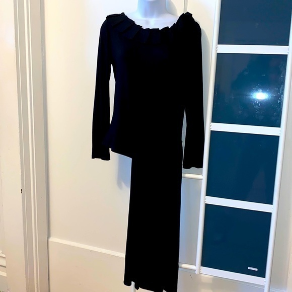 Calvin Tran designer black “half way down the runway dress” - Picture 1 of 8